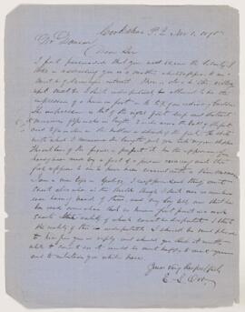 Letter, 1 November 1875