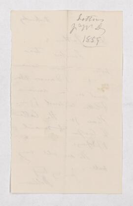 Letter, 1859