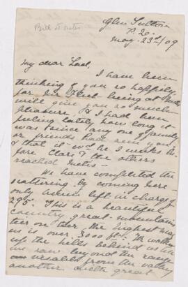 Letter, 23 May 1909