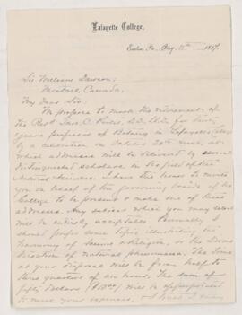 Letter, 11 August 1897