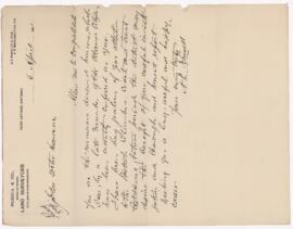 Letter, 6 April 1891