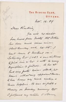 Letter, 14 November 1899