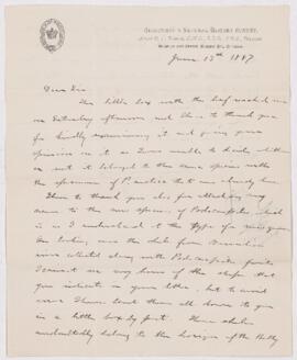 Letter, 13 June 1887