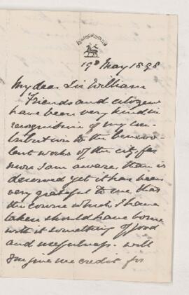 Letter, 19 May 1898