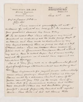 Letter, 27 August 1879