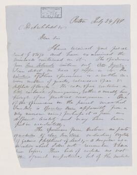 Letter, 24 July 1849