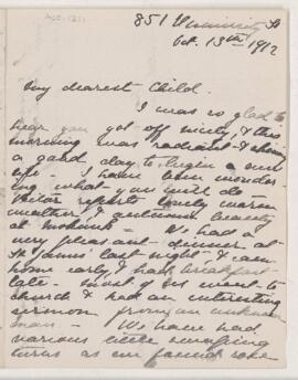 Letter, 13 September 1912