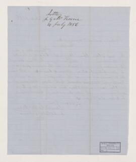 Letter, 4 July 1856