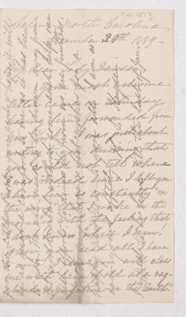 Letter, 30 December 1889