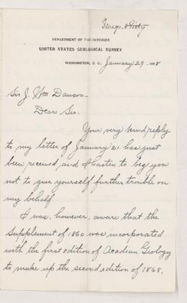 Letter, 29 January 1898