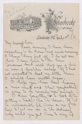 Letter, 1 February 1911