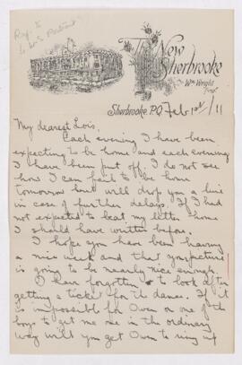 Letter, 1 February 1911