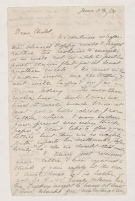 Letter, 11 June 1896