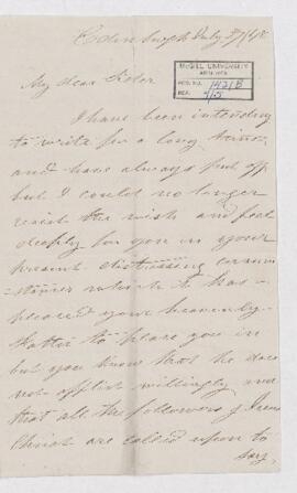 Letter, 27 July 1848