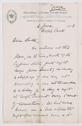 Letter, 6 June 1883
