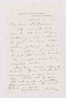 Letter, 11 March 1880