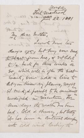 Letter, 22 June 1881