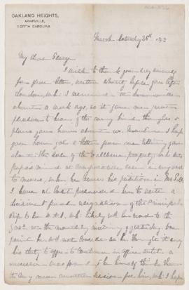 Letter, 25 March 1893