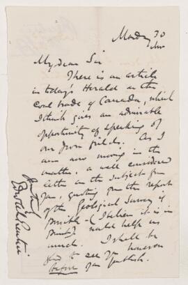 Letter, 30 November 1874