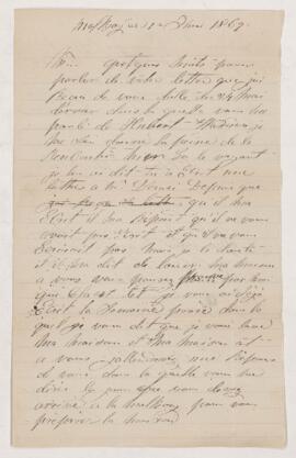 Letter, 1 June 1869