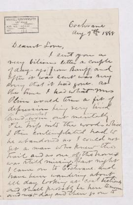 Letter, 9 August 1888