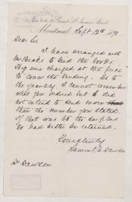 Letter, 12 September 1870