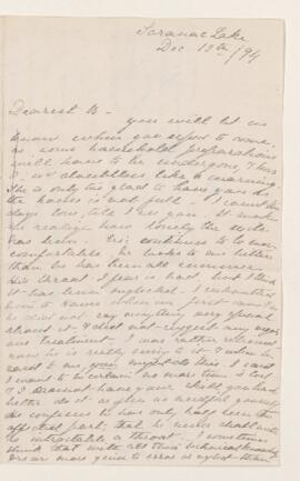 Letter, 12 December 1894