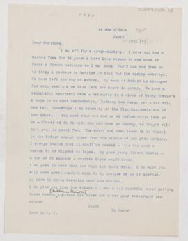 Letter to Frederick Cheever Shattuck, October 18, 1908