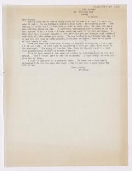 Letter to Lewellys Franklin Barker, September 5, 1919