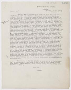Letter to Susan Revere Chapin, January 6, 1916