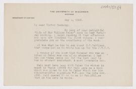 Letter to Harvey Cushing, May 4, 1925