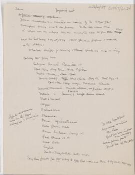 Cushing's notes on W. A. Johnson