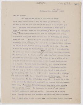 Letter to Henry Barton Jacobs