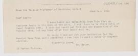 Letter to Winford H. Smith, November 23, 1912