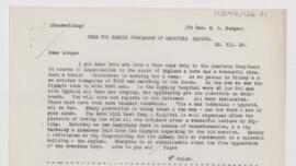 Letter to William C. Gorgas, July 22, 1918