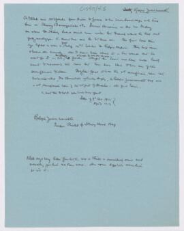 Cushing's notes, Klebs and Jacobs