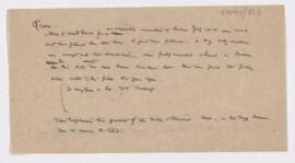 Cushing's notes on Revere Osler