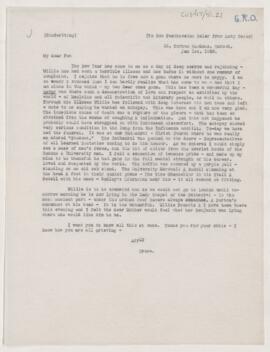 Letter to Hon. Justice Featherston Osler