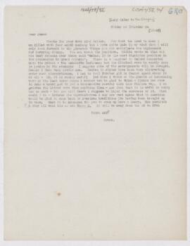 Letter to Susan Revere Chapin