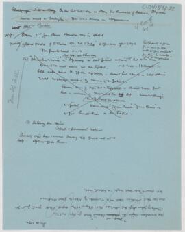 Cushing's notes