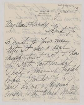Letter to Harvey Cushing, June 13, 1925
