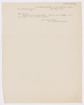 Letter, June 14, 1913