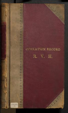 Operation records, 1911-1912