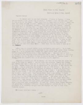 Letter to Susan Revere Chapin, January 17, 1916