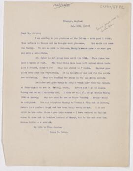 Letter to Henry Barton Jacobs