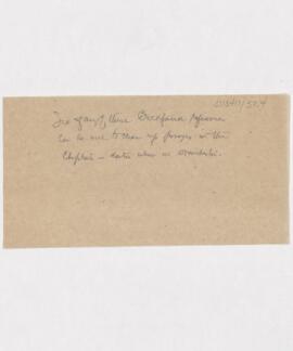 Cushing's notes