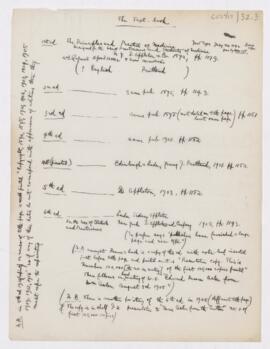 Cushing's notes on Osler's textbook