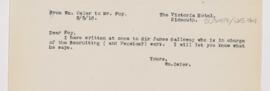 Letter to George Foy, May 2, 1918