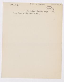 Letter to Thomas Archibald Malloch, February 3, 1917