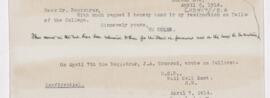 Letter, April 6, 1914
